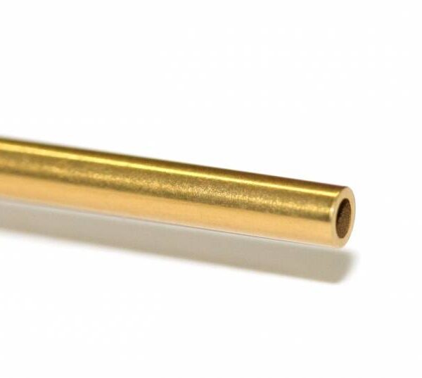 Eje ACERO hueco recubrimiento TITANIO Sloting Plus 52,5 x 2,38 mm. (3/32´´)