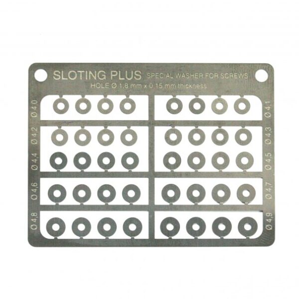 Arandela especial REDONDA para chasis y bancadas Sloting Plus