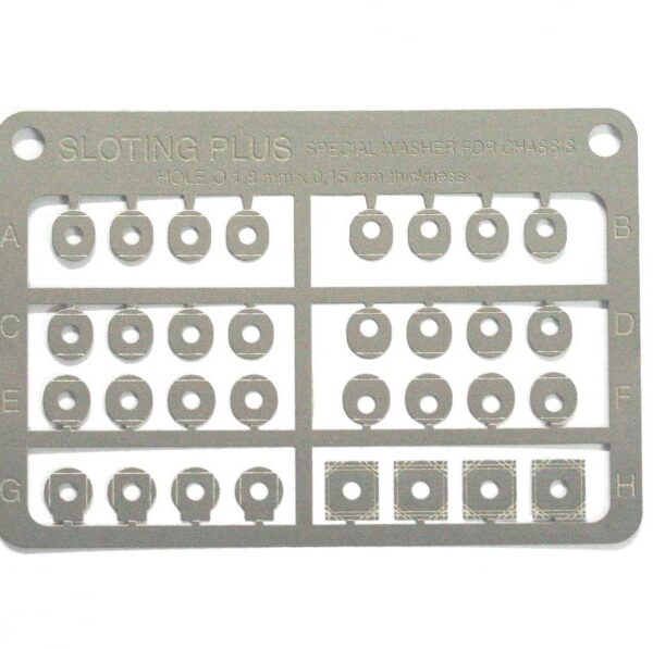 Arandela especial OVAL para chasis y bancadas Sloting Plus