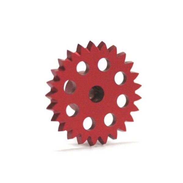 Corona Sloting Plus Z25 x 16 Ø engranaje angular ROJO -ESTÁNDAR-