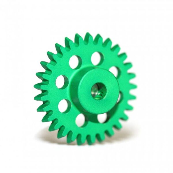 Corona Sloting Plus Z29 x 16 Ø engranaje angular VERDE -ESTÁNDAR INVERTIDO-