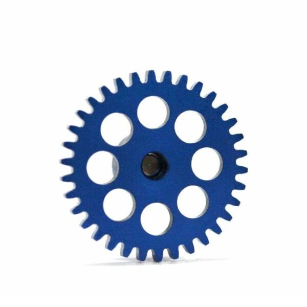 Corona Sloting Plus Z34 x 17,5 Ø engranaje recto AZUL