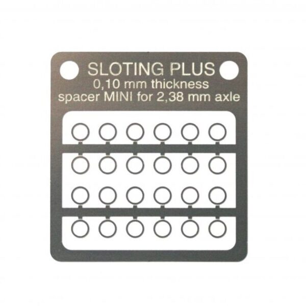 Separador Sloting Plus 0,10 mm. MINI INOX. para eje 2,38 mm.
