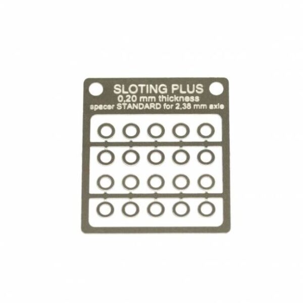 Separador Sloting Plus 0,20 mm. ESTÁNDAR INOX. para eje 2,38 mm.